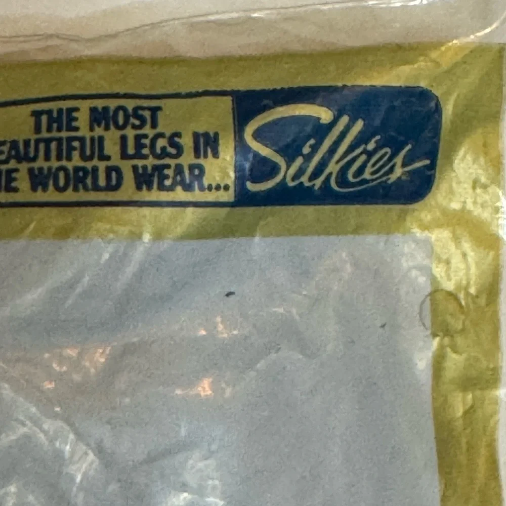 Silkies Pantyhose / Nylons Queen XL Jet Black Control Top #758 Made In USA LOT‎